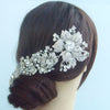 Rhinestone Crystal Flower Hair Comb Wedding Headpiece